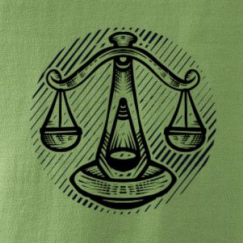 Váhy čárkovaný kruh