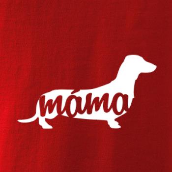 Jezevčík krátkosrstý máma obrys