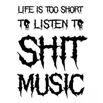 Metal font - listen music (Hana-creative)