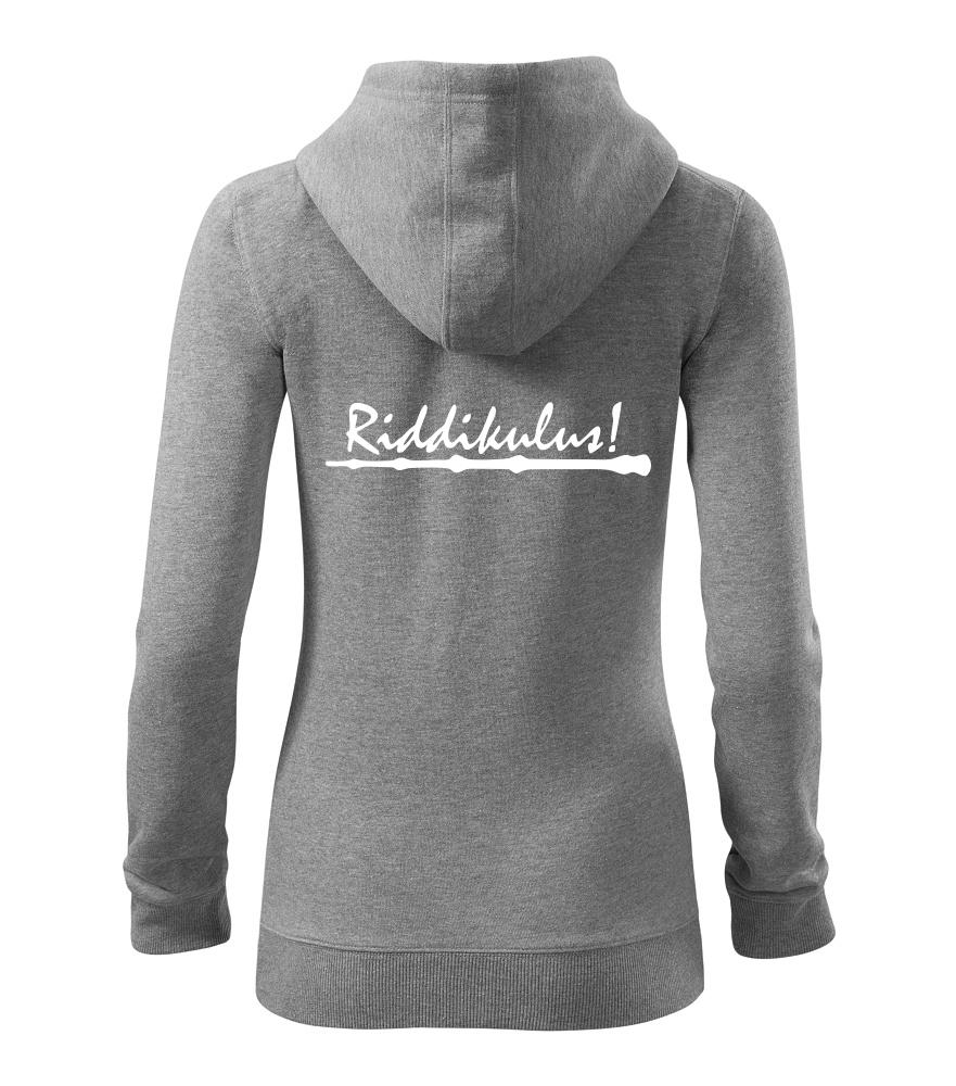 Harry - Riddikulus - Dámská mikina trendy zipper s kapucí