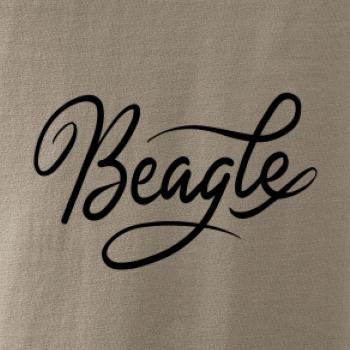 Beagle - nápis okrasný