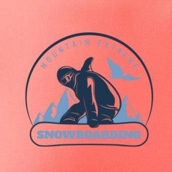 Mountain extreme snowboarding kulaté