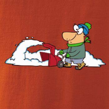 Frézování sněhu kreslené