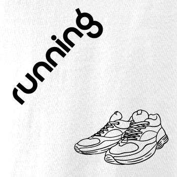 Running nápis šikmo Running nápis šikmo