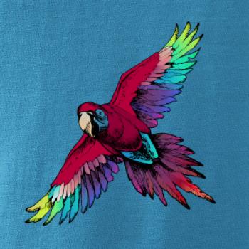 Papoušek kreslený letící