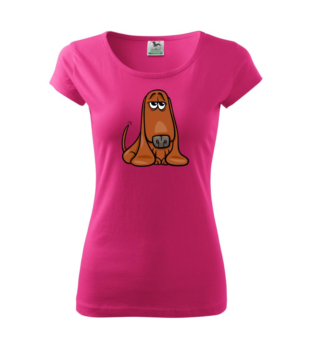 Baset - kreslený hnědý