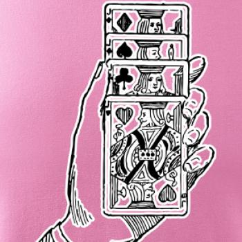 Poker ruka s kartama