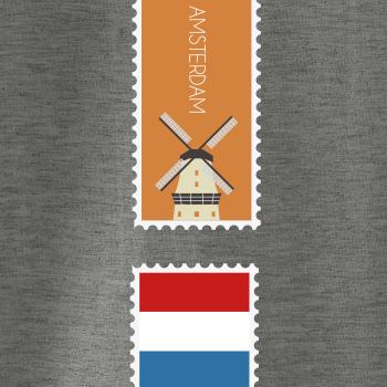 Amsterdam známka barevná