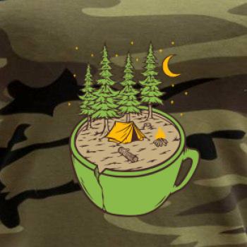 Hrnek plný stanování