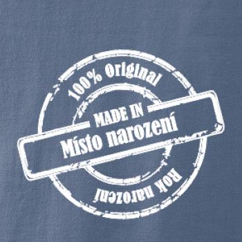 Etiketa - Original - město a rok narození