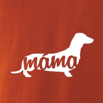 Jezevčík krátkosrstý máma obrys