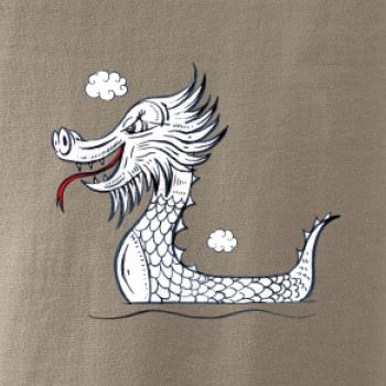 Dračí lodě olejomalba