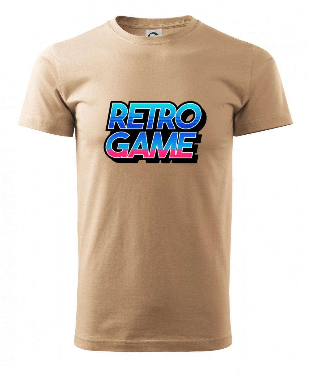 Retro game nápis barevný Retro game nápis barevný