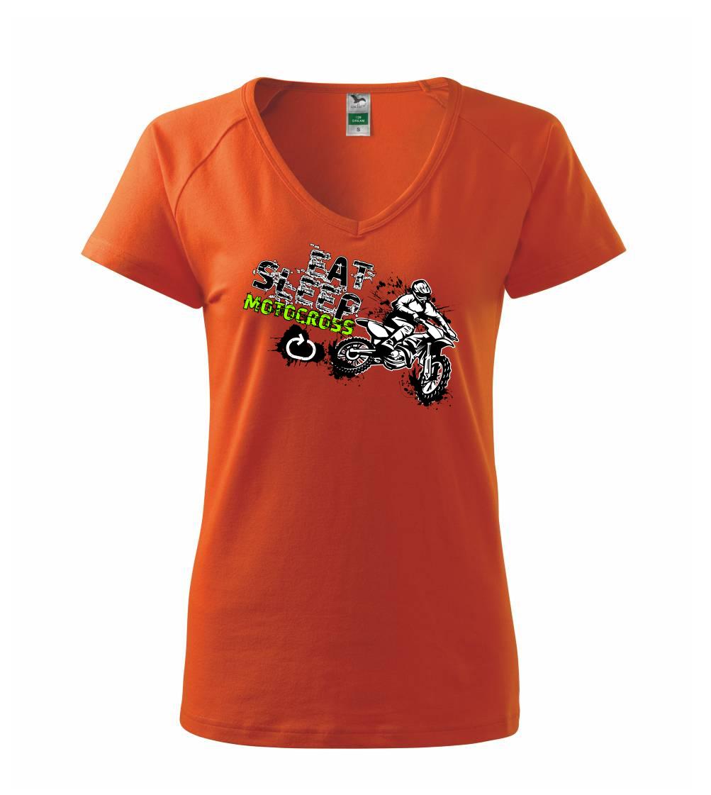 Eat Sleep Motocross - Tričko dámské Dream