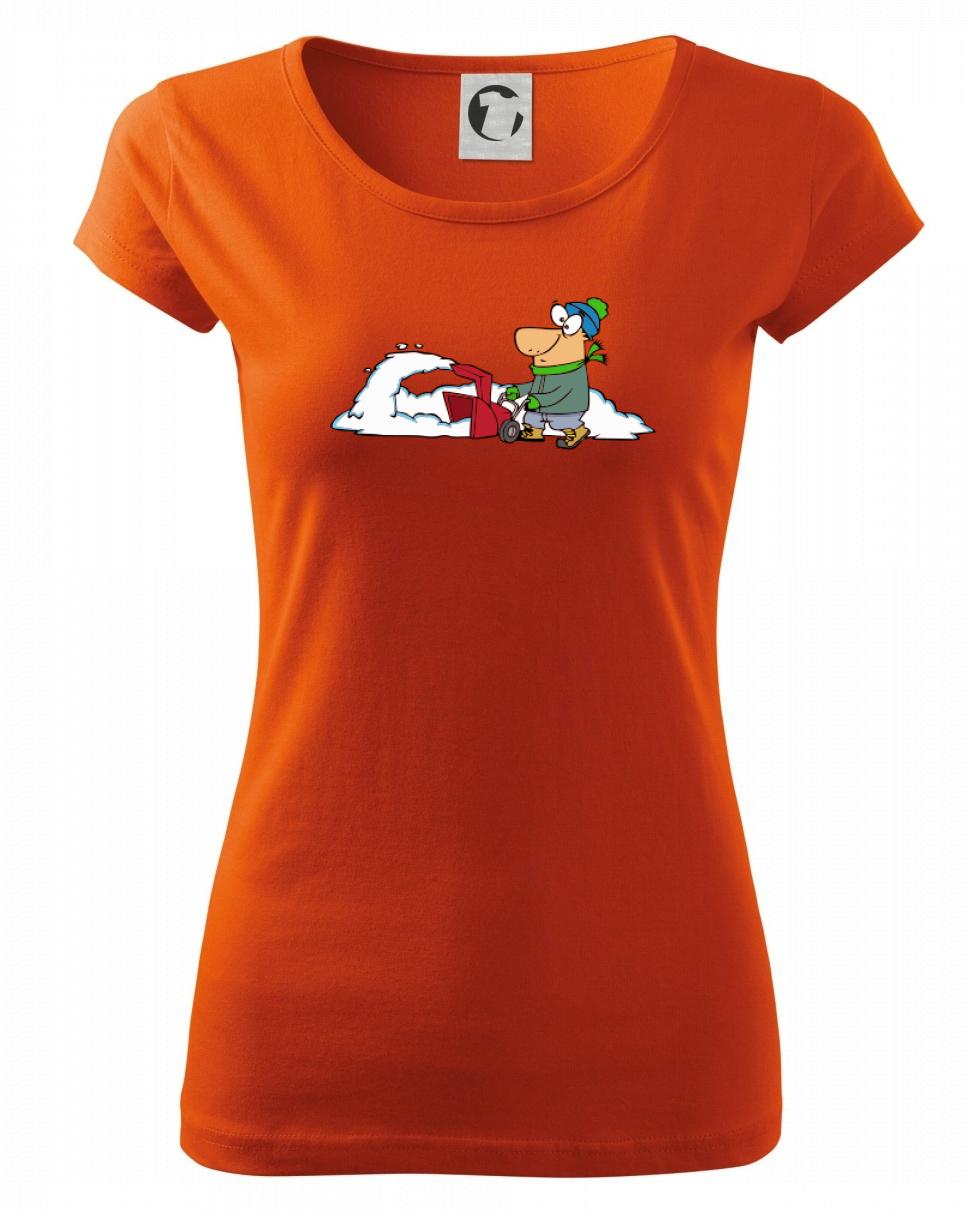 Frézování sněhu kreslené