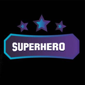 Superboy - nápis barevný