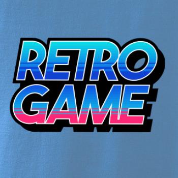 Retro game nápis barevný