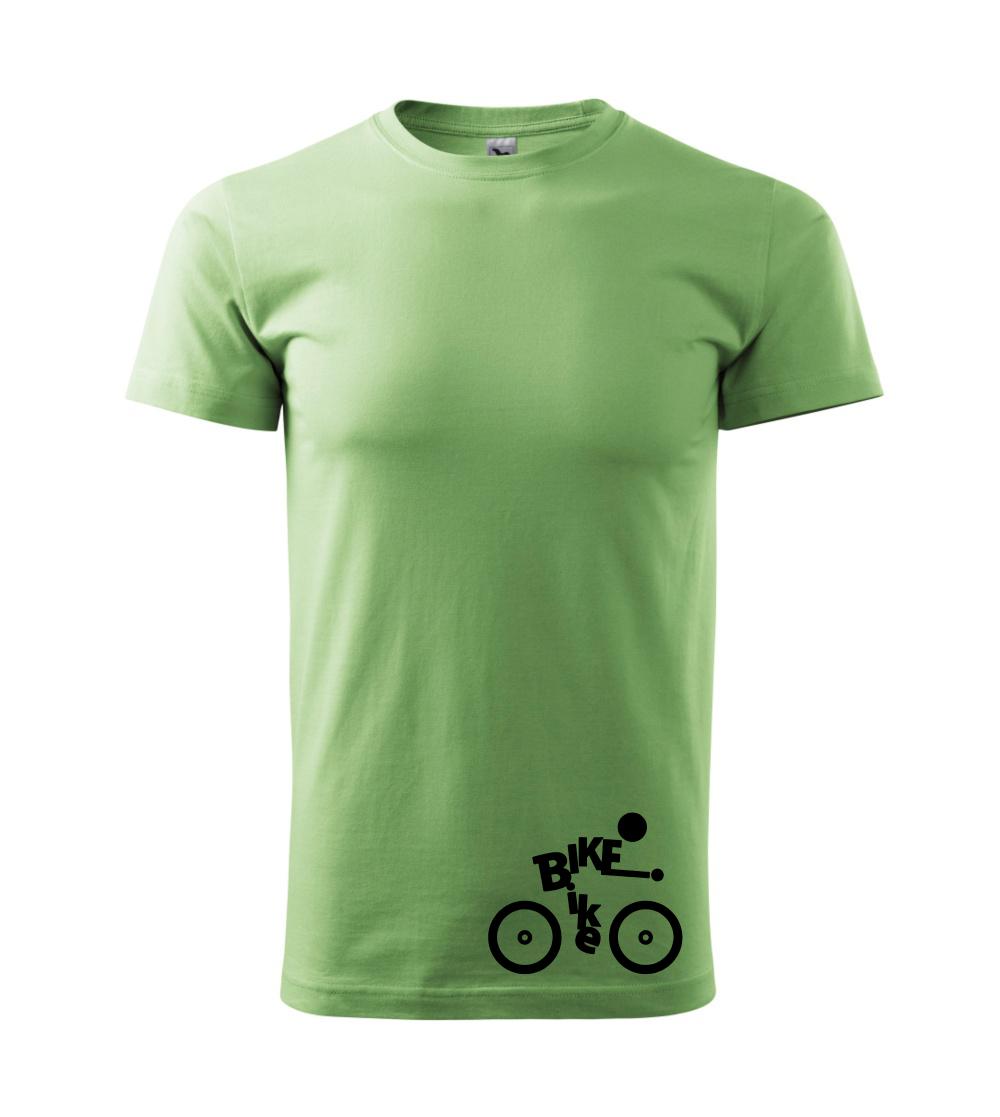Bike nápis postava - Heavy new - triko pánské
