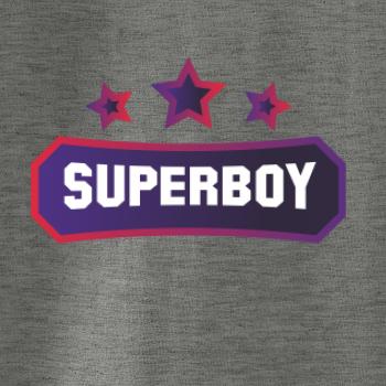 Superboy - nápis barevný