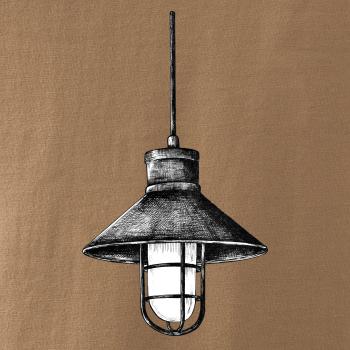 Lucerna stará černobílá