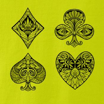 Poker symboly abstraktní