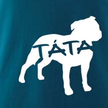 Stafordširský bullteriér táta obrys