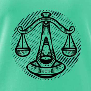 Váhy čárkovaný kruh