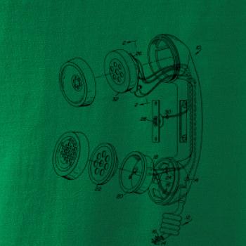 Nákres telefonní sluchátko staré