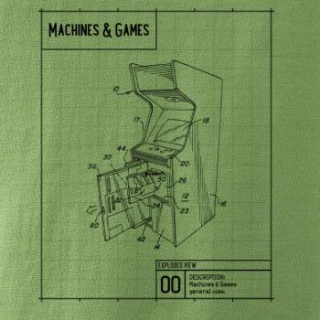 Nákres herní automat otevřený