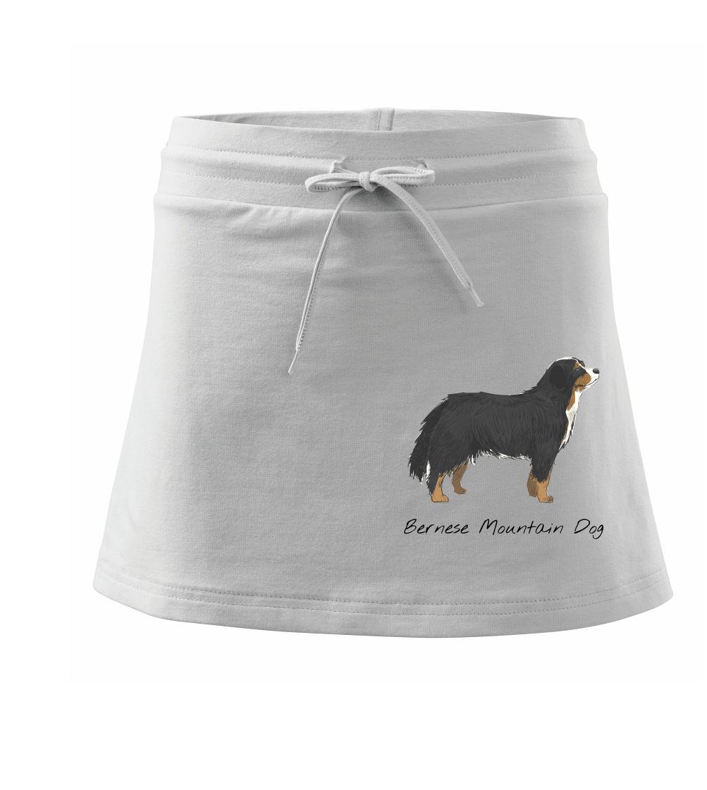 Bernese mountain dog kreslený - Sportovní sukně - two in one