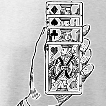 Poker ruka s kartama