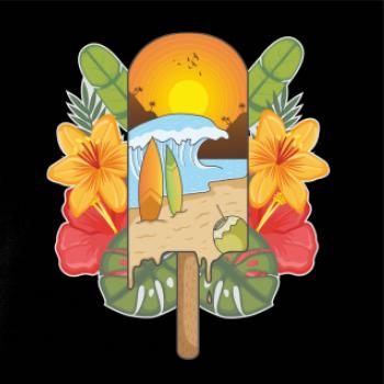 Léto, nanuk, moře, pláž