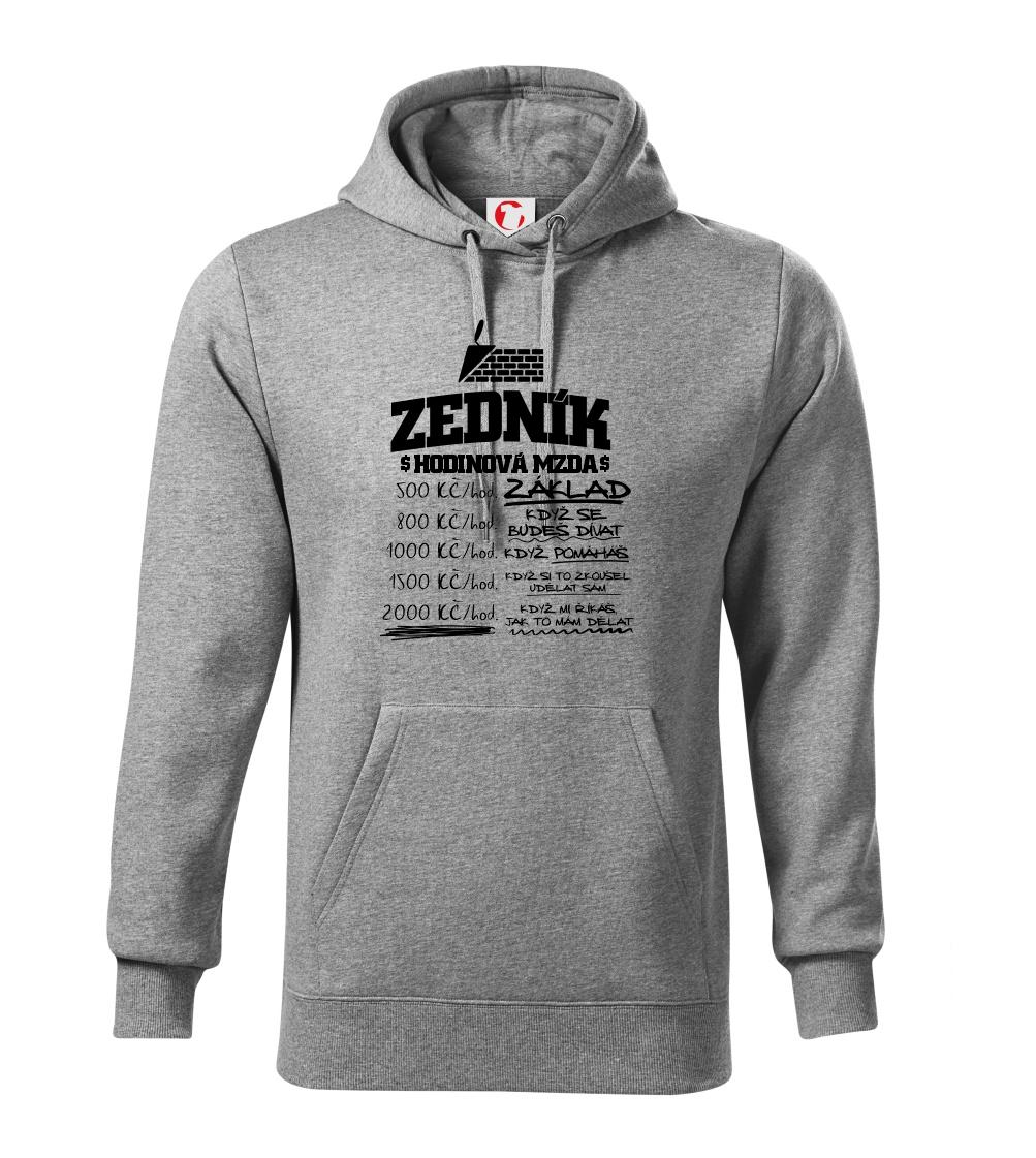 Hodinová mzda zedník Hodinová mzda zedník