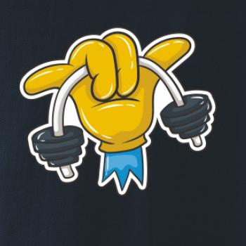 Comics ruka a činka