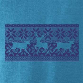 Jelen ve vánočním vzoru