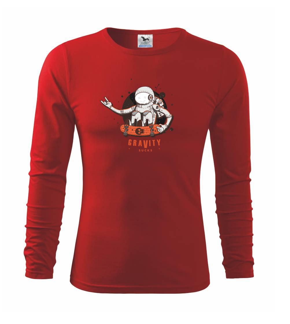 Gravity sucks - Triko s dlouhým rukávem FIT-T long sleeve