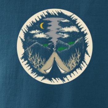 Indiánské teepee v kruhu