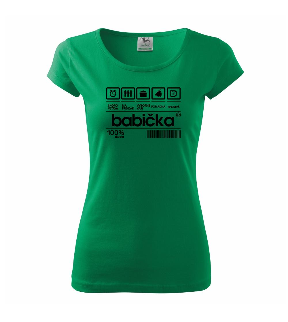 Čiarový kód - babička - Pure dámské triko