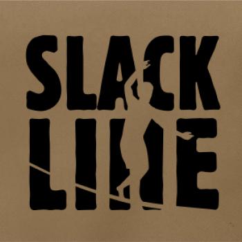 Slackline nápis