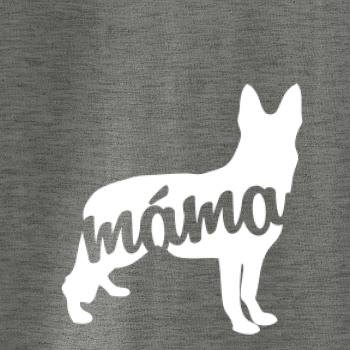 Německý ovčák máma obrys