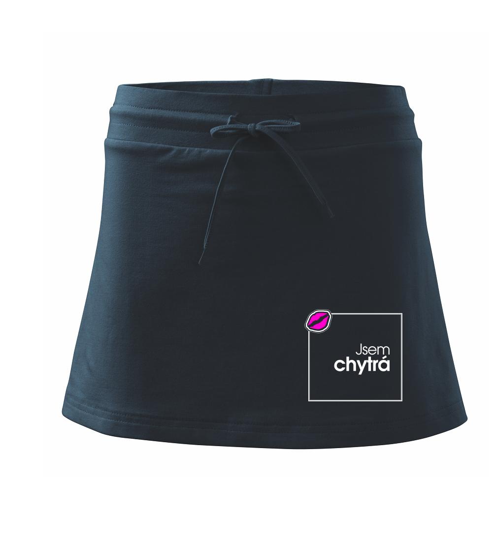 Jsem chytrá ve čtverci - Sportovní sukně - two in one