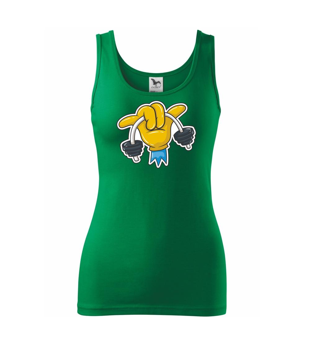 Comics ruka a činka