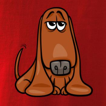 Baset - kreslený hnědý