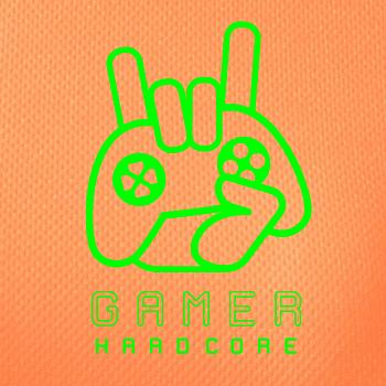 Hardcore gamer - ruka - zelená