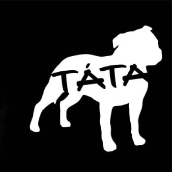 Stafordširský bullteriér táta obrys