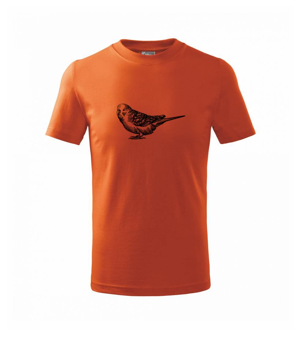 Tužkou kreslený Papoušek