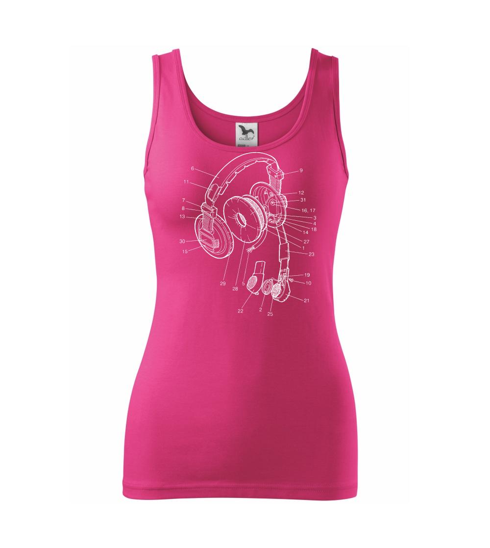 Nákres sluchátko pro pilota