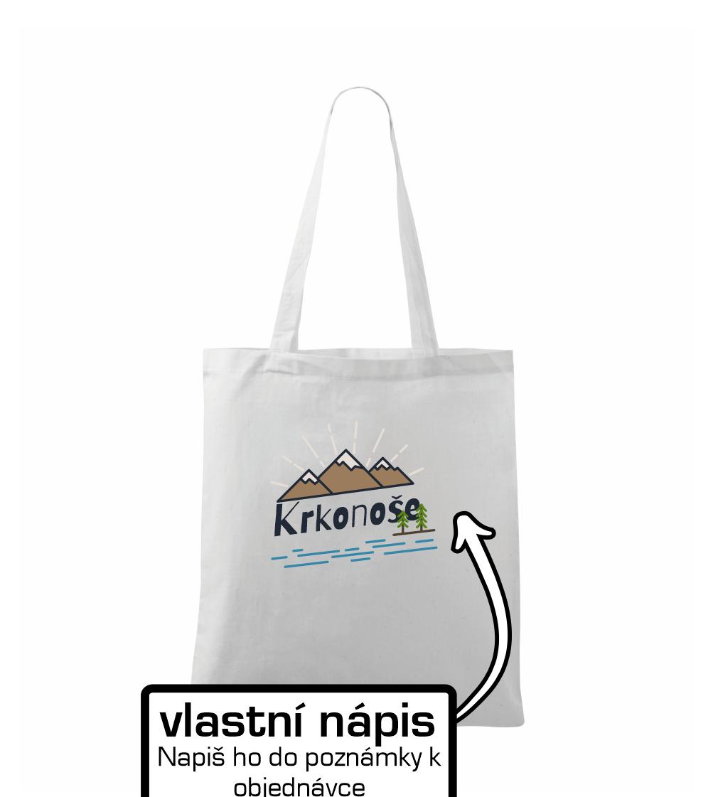 Kreslené hory - vlastní nápis