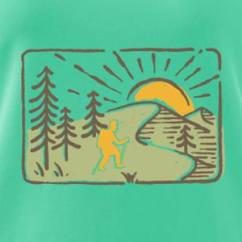 Nordic walking v přírodě