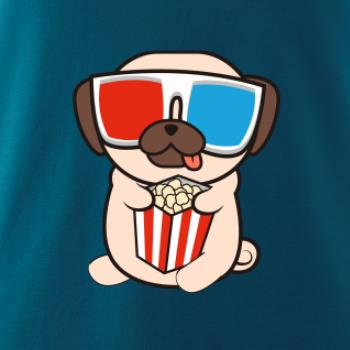 Mops a 3D brýle Mops a 3D brýle